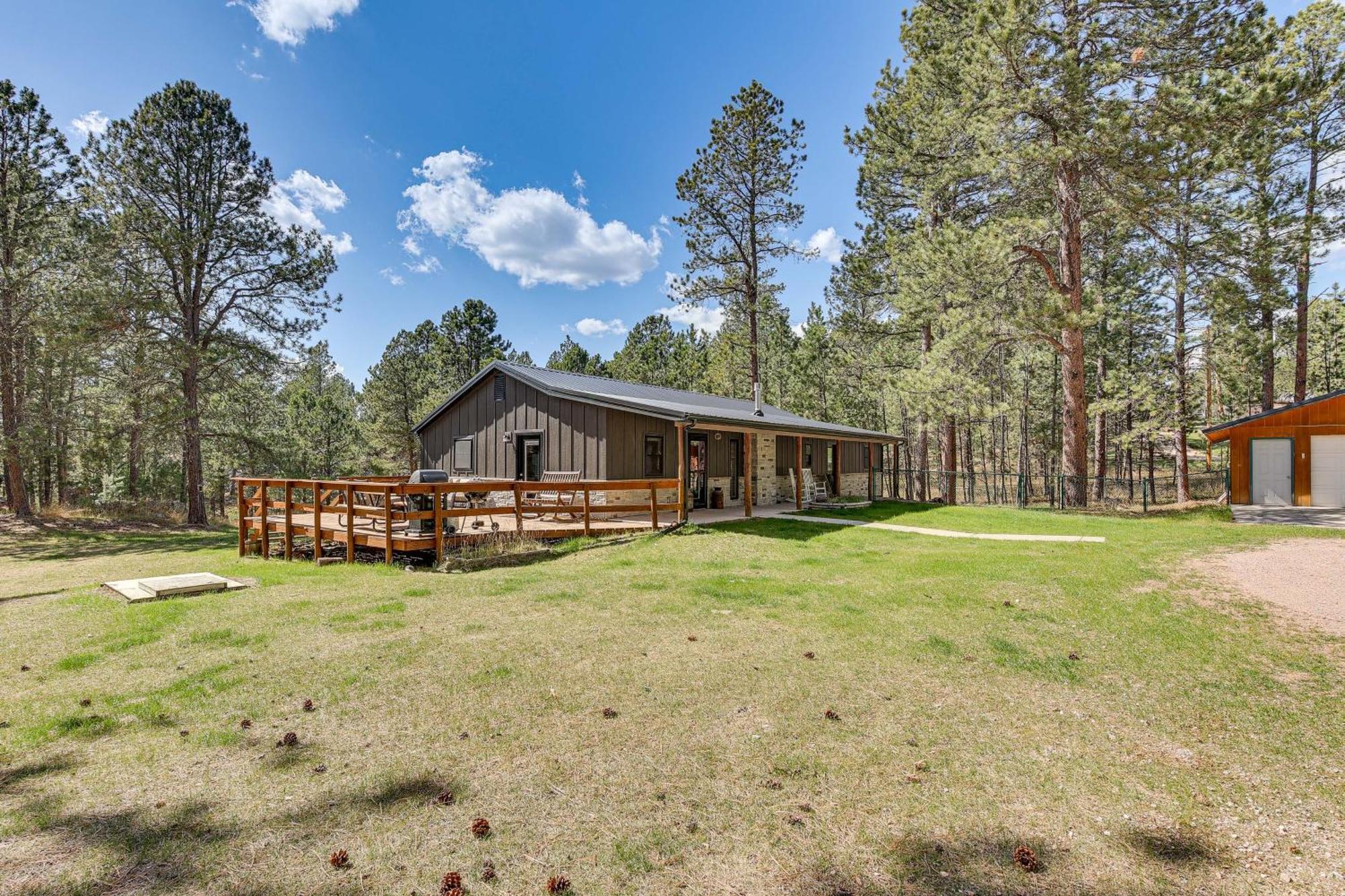 Private Black Hills Home With Corral Horses Welcome 커스터 외부 사진